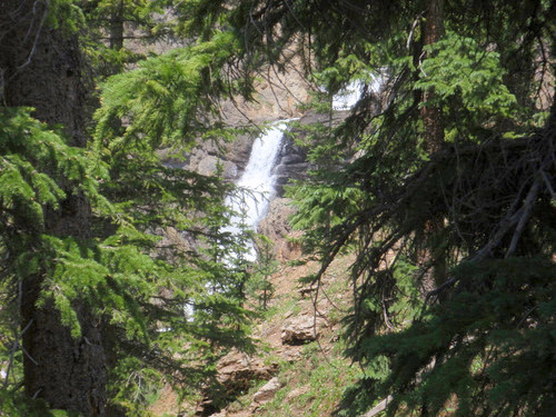 We heard the water-fall/rapids before we saw them.